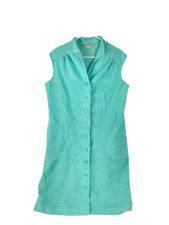 Abito Button-Up Verde Menta