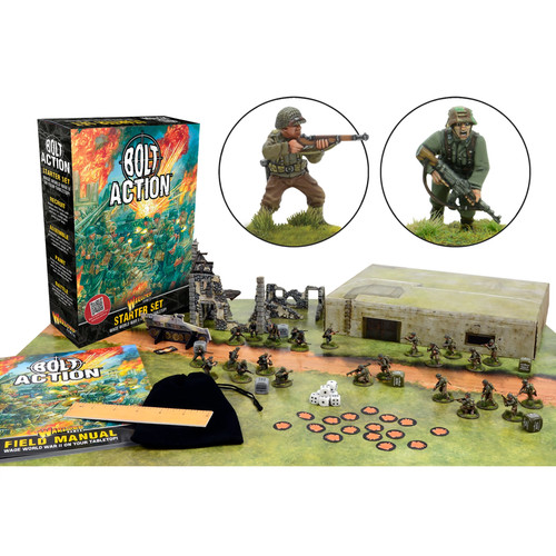 Bolt action starter - action,