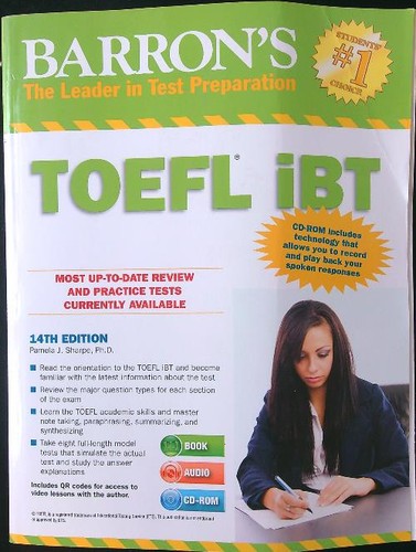 Toefl ibt with audio - toefl, cds