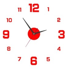 Moderno orologio parete - il,