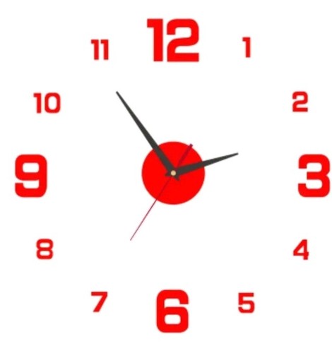 Moderno orologio parete - orologio, da