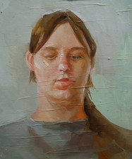 Ritratto di donna dipinto ad