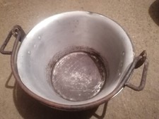 PAIOLO IN alluminio vintage  diam 28cmx18cm