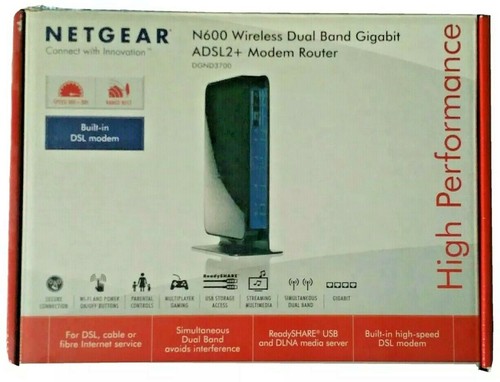 Modem router netgear dgnd3700 - modem,