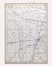 1880 Map of Wood County