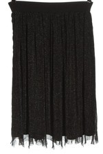 PROMOD Gonna di tulle Donna Gonna Taglia IT 40 nero effetto bagnato