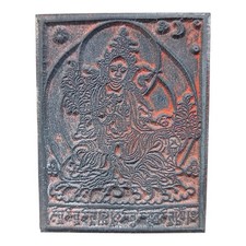 *HH* Antico Timbro Sigillo Matrice Seal Buddha China Tibet Thailandia Buddhism