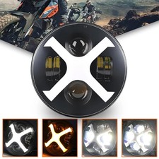 Faro led pollici per moto - h4, 7