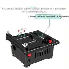 Sega circolare a batteria, mini sega da tavolo