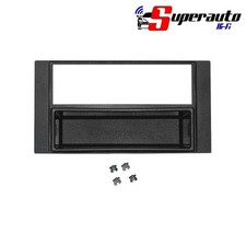 Mascherina Autoradio Fit FORD C-MAX 07-11 adattatore misura ISO 2ISO Nero