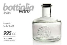 Bottiglia bottiglietta bassa - bottiglietta,