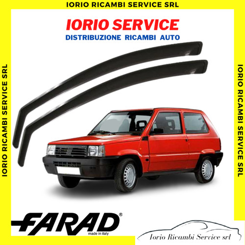 Deflettori aria per fiat panda - per,