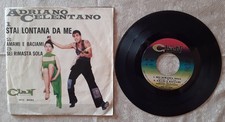 ADRIANO CELENTANO: DISCO TRIS (TITOLI IN FOTO) PRIMO DISCO "CLAN"  1962 V. TESTO