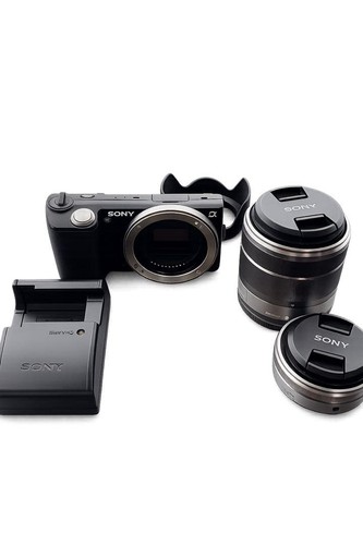 Sony nex mirrorless camera - sony, nex-5