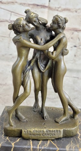 Scultura bronzo marmo - scultura, deco