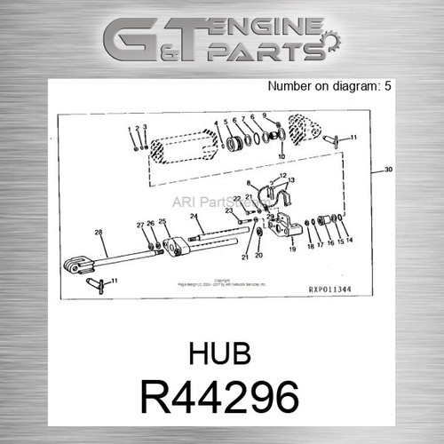 R44296 hub adatto per - r44296,