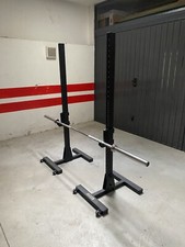 Rack Squat Stand Elite Lacertosus nero in ottime condizioni 