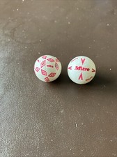 Set palloni da calcio vintage Subbuteo - Mitre Umbro palloni da calcio retrò classici anni 80 90