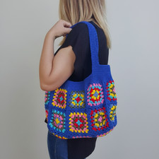 Borsa tracolla granny square - borsa,