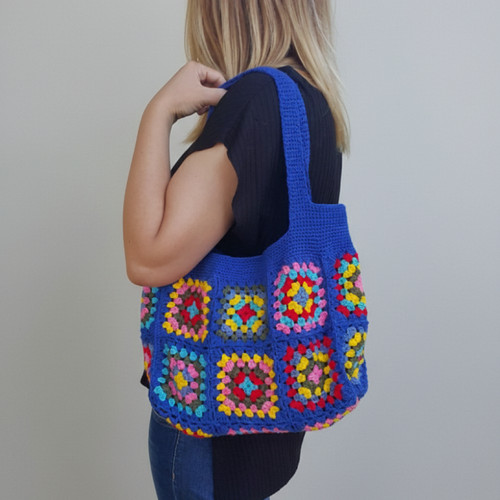 Borsa tracolla granny square - tracolla,