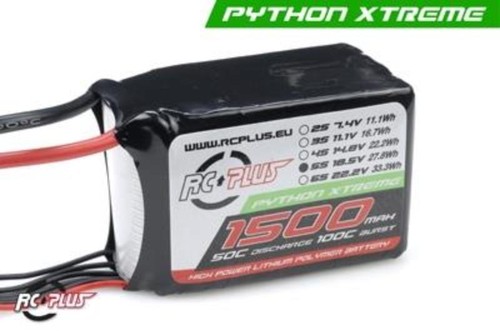 Batteria plus po python - li-po,
