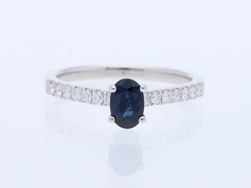Anello zaffiro brillante non