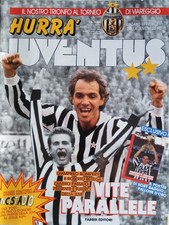 Rivista HURRA' JUVENTUS ANNO 1994/3 MAXIPOSTER BAGGIO PALLONE D'ORO + FASCICOLO