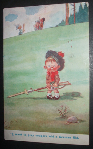 Ww1 comic rifle bayonet scot - ww1,