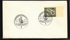 Europa CEPT Briefmarkenausstellung Sonderstempel Deutschland, Frankfurt 17.03.66