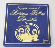LE PAGINE IMMORTALI DI ROSSINI BELLINI DONIZETTI COFANETTO 10 LP 33 GIRI
