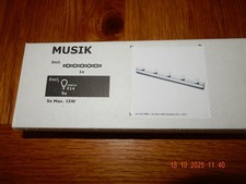 Ikea Musik 5 lampadine argento barra luminosa/striscia di illuminazione nuova con scatola (202.174.85)