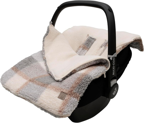 Coprigambe check boucle - check,