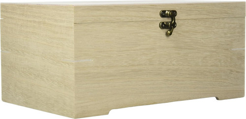 Legno scrignetto con inserto - legno,