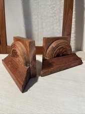 Coppia tappi colonna legno