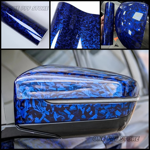 Pellicola vinile auto blu - pellicola,
