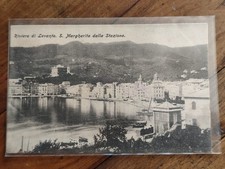 SANTA MARGHERITA LIGURE DALLA STAZIONE GENOVA CARTOLINA FP BN VGT 1904