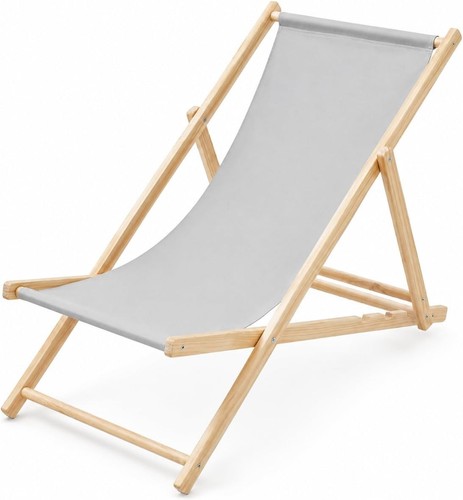 Sedia sdraio grigio chiaro - a,