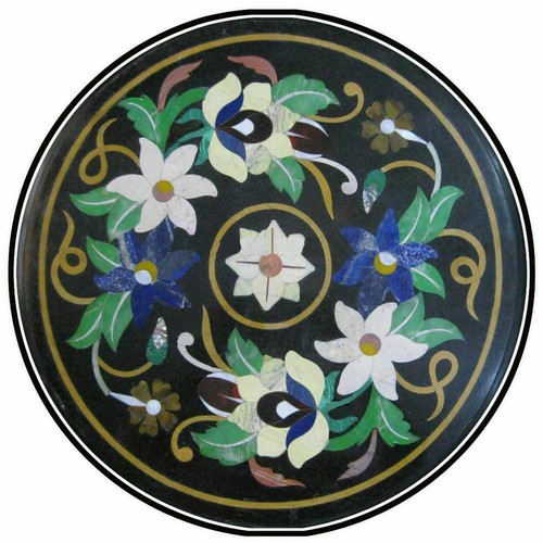 Tavolo piano intarsiato - 12",