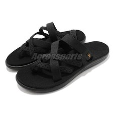 Teva Voya Zillesa Black Women Casual Lifestyle Sandals Slippers 1117032-MHBC