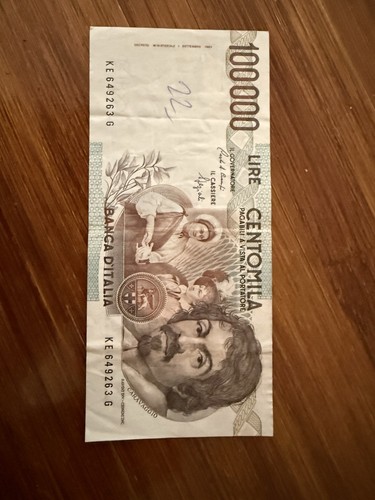 Banconota repubblica italiana - banconota,