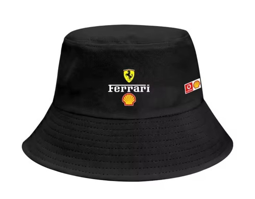 Cappello pesca ferrari nero - cappello,