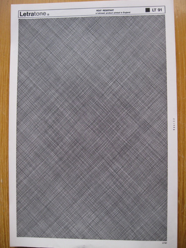 Letraset foglio letratone - letraset,