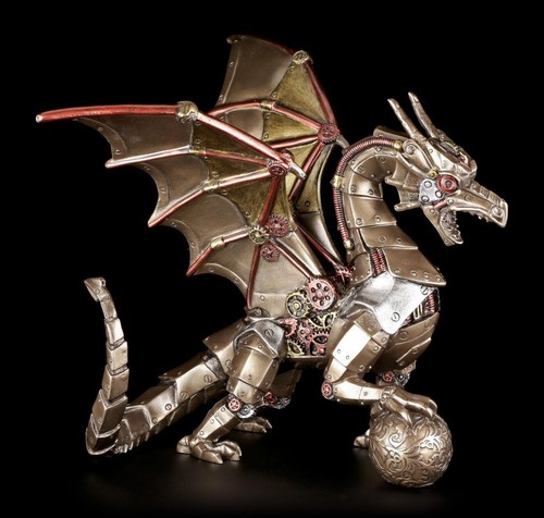 Figura drago steampunk - drago,