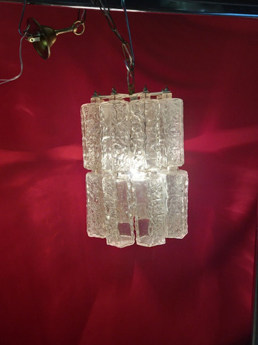 Lampadario mid century vetro - mid-century,