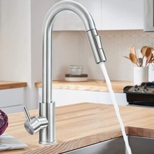 Miscelatore rubinetto cucina estraibile doccetta 360° monocomando lavello canna