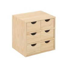 CASSETTIERA MINI 6 CASSETTI 28X20XH28 CM