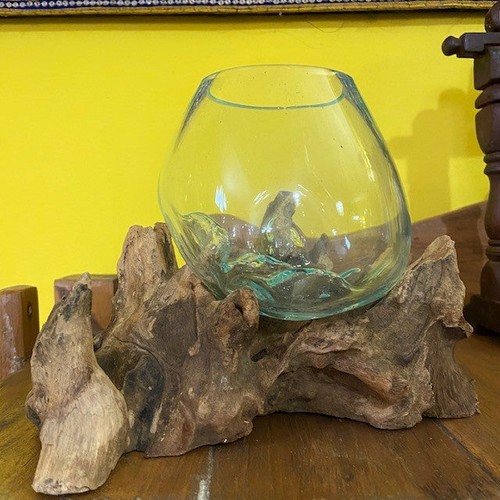 Vaso etnico vetro - vaso, in