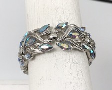 Vintage Crown Trifari AB Blue