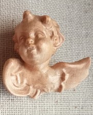 Testa angelo in legno di Acero