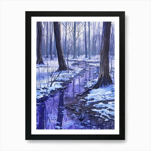 Inverno nel bosco stampe - inverno, 3